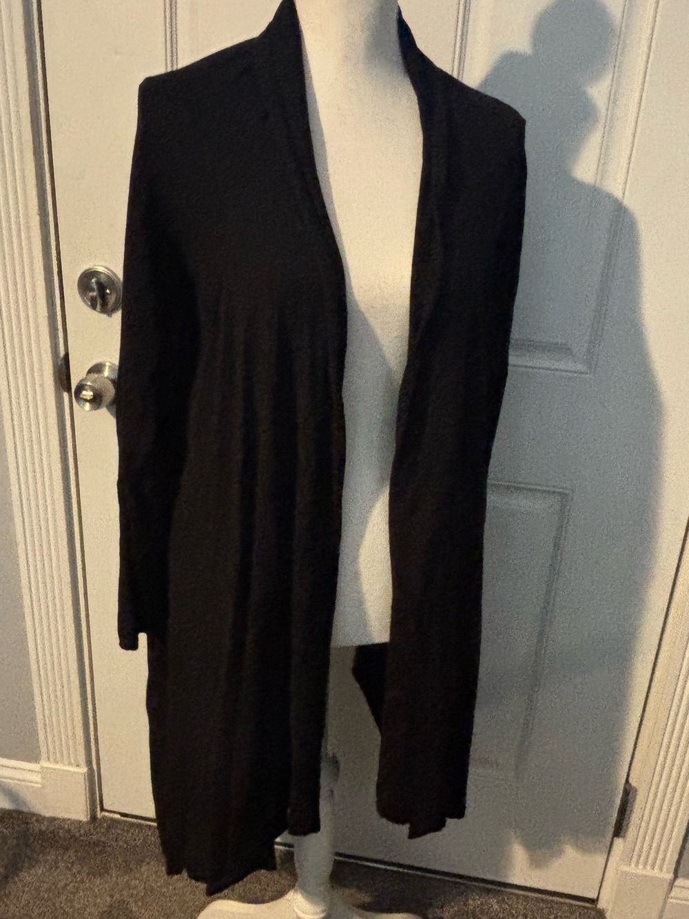 Donna Karan Black Cardigan Large